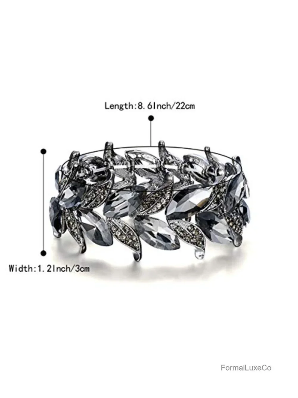 Bridal Stretch Bracelet for Women Wedding Prom Crystal